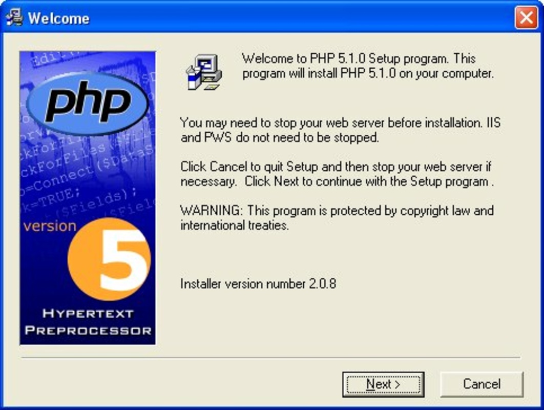 PHP 8.3.4 for Windows Screenshot 2