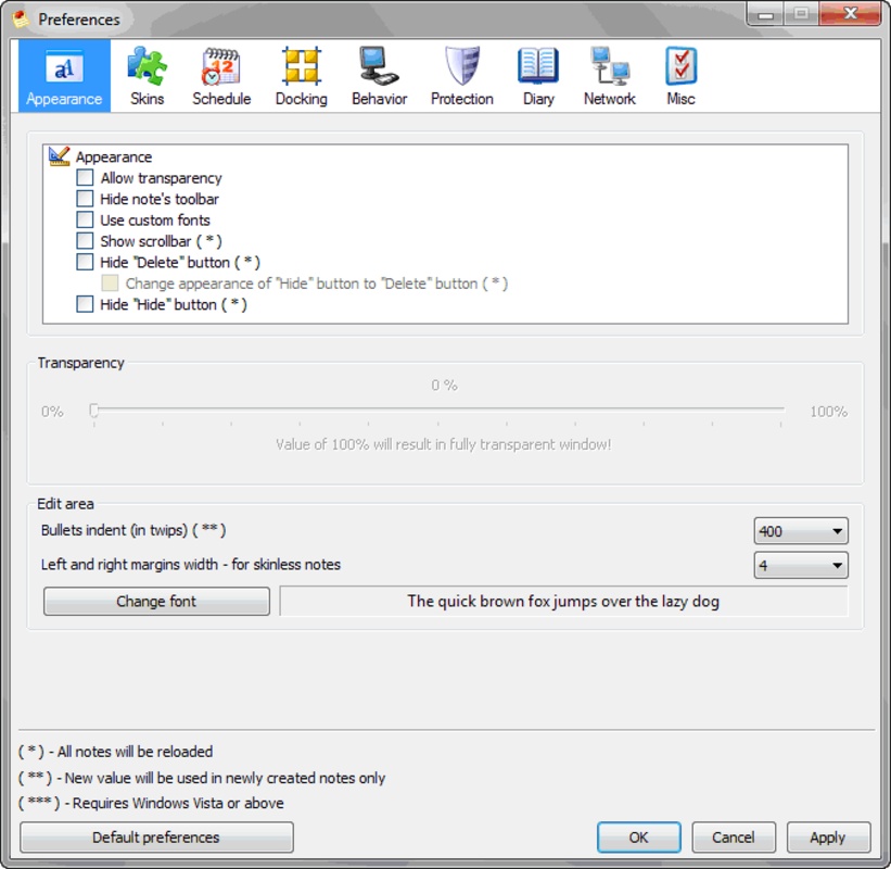 PNotes 9.3.0 for Windows Screenshot 1