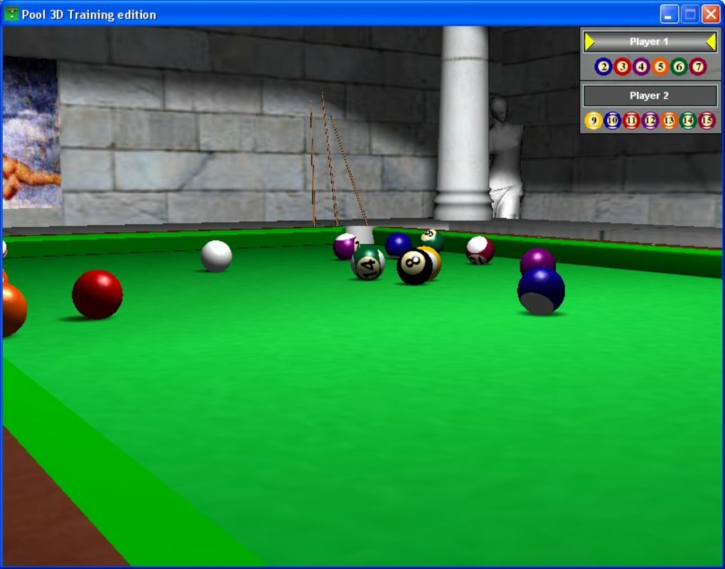 Pool 3D Training Edition 1.5 for Windows Screenshot 1