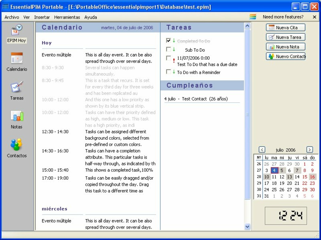 Portable Office Exec 1.2.7 feature