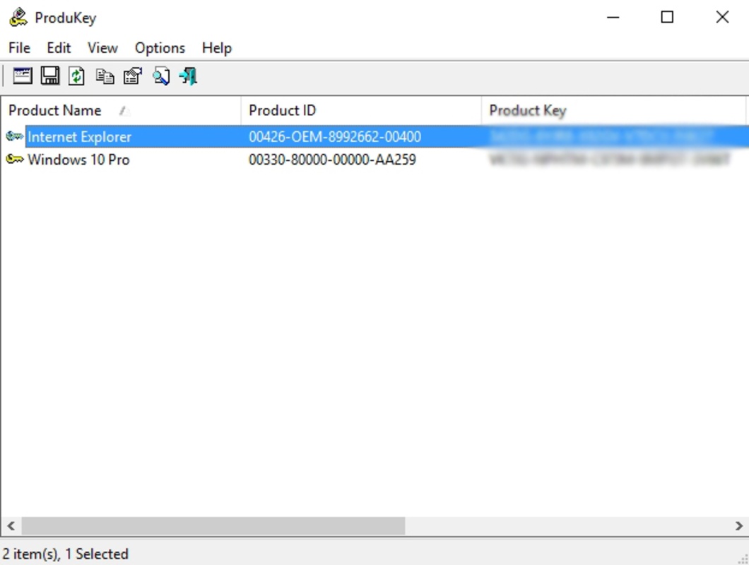 ProduKey 1.97 for Windows Screenshot 1