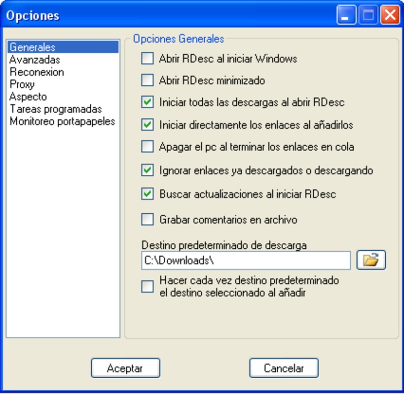 RDesc 2.30 for Windows Screenshot 1