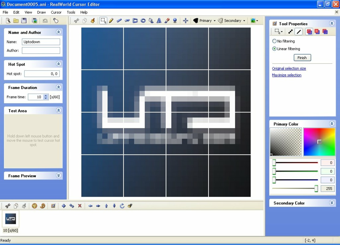 RealWorld Cursor Editor 2006.1 for Windows Screenshot 1