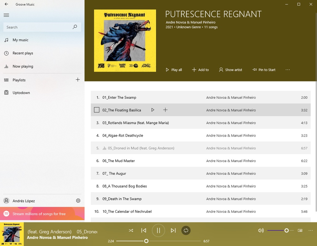 Groove Music 11.2402.6.0 for Windows Screenshot 1