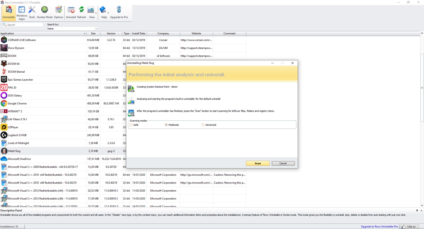 Revo Uninstaller Portable 2.4.5 for Windows Screenshot 1