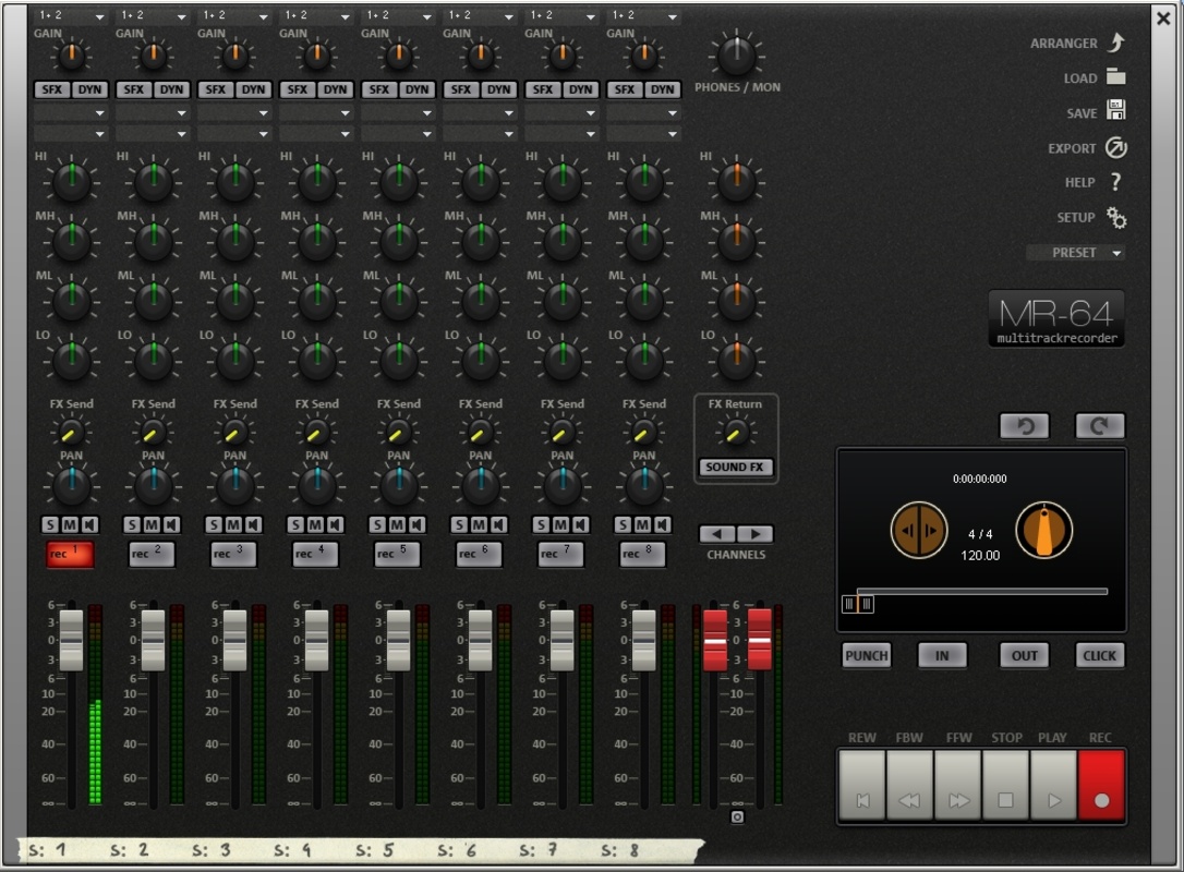 Samplitude Music Studio 16 for Windows Screenshot 1