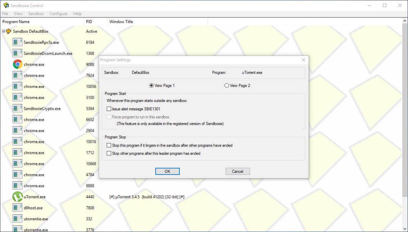 Sandboxie 5.68.3 for Windows Screenshot 1