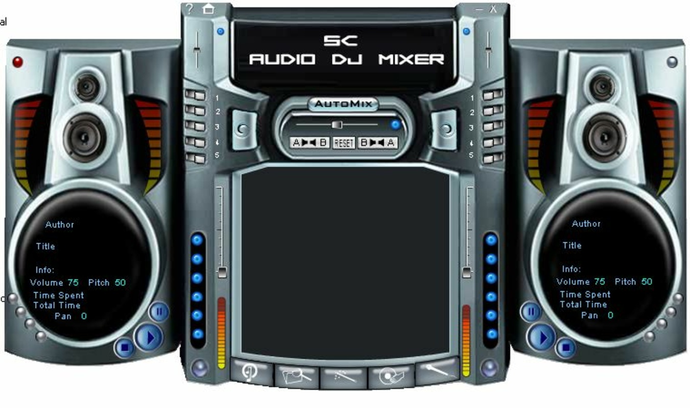 SC Audio DJ Mixer 2.3.0.0 for Windows Screenshot 1