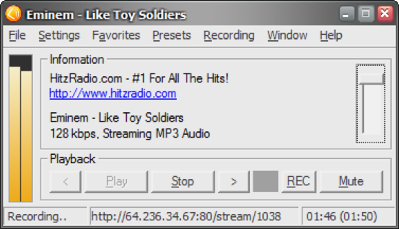 Screamer Radio 0.4.4 for Windows Screenshot 1
