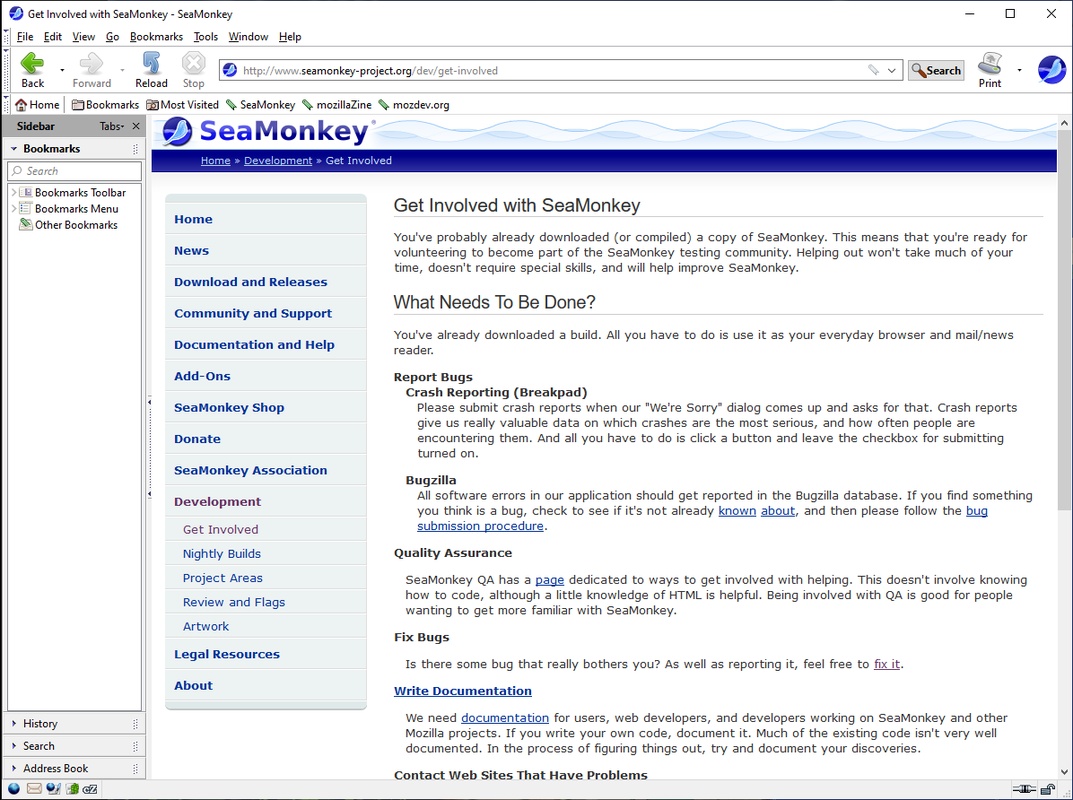 SeaMonkey 2.53.18.1 for Windows Screenshot 1