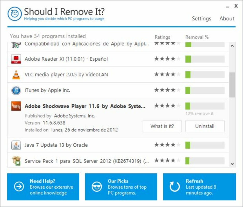 Should I Remove It? 1.0.4 for Windows Screenshot 1