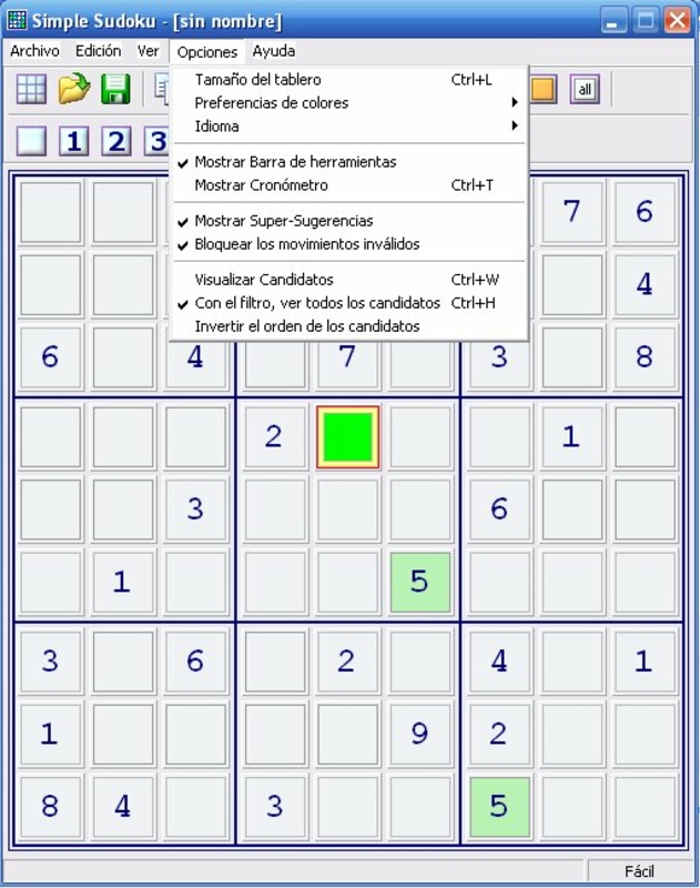Simple Sudoku 4.2n feature