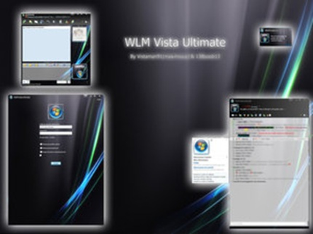 Skin Vista Ultimate para WLM 8.5 for Windows Screenshot 1