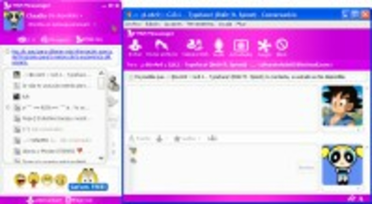 Skins Wave MSN Messenger 7.0.0813 for Windows Screenshot 1