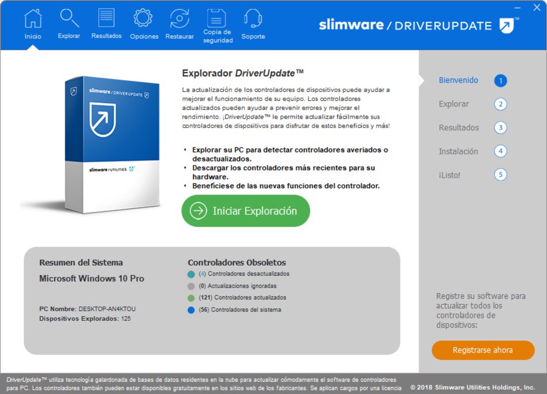 DriverUpdate 2.2 for Windows Screenshot 1