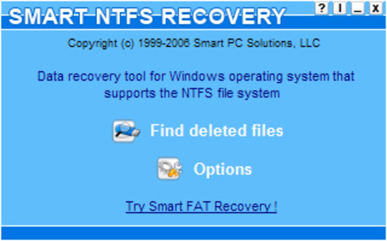 Smart NTFS Recovery 3.6 for Windows Screenshot 1