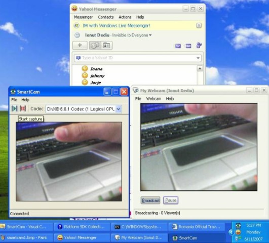 SmartCam 1.2 for Windows Screenshot 1