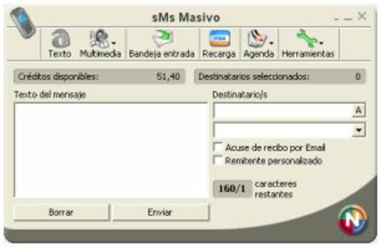 sMs Masivo 4.2.1 for Windows Screenshot 1