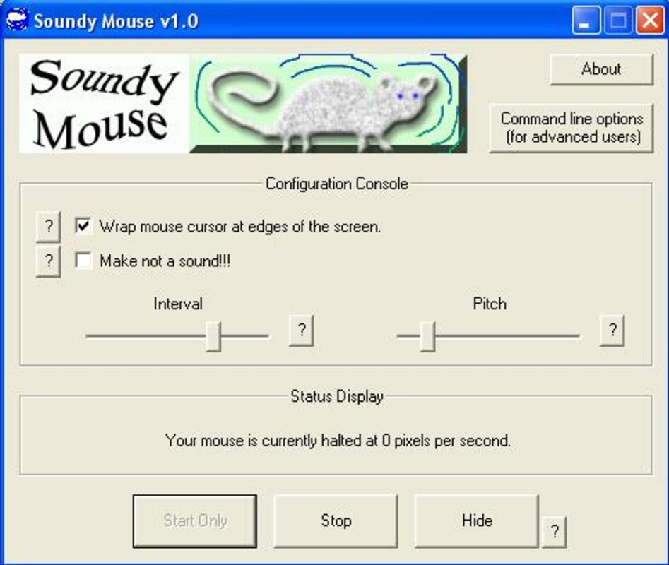 SoundyMouse 1.0 for Windows Screenshot 1