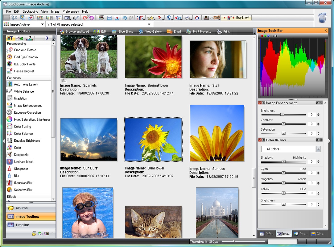 StudioLine Photo Basic 5.0.3 for Windows Screenshot 1