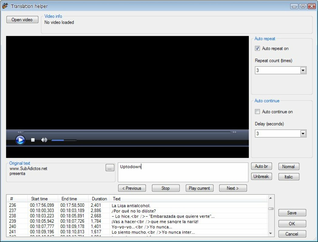 Subtitle Edit 4.0.4 for Windows Screenshot 3