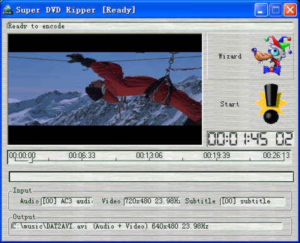 Super DVD Ripper 2.11 for Windows Screenshot 1