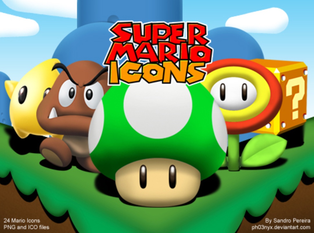 Super Mario Icons 1.0 for Windows Screenshot 1