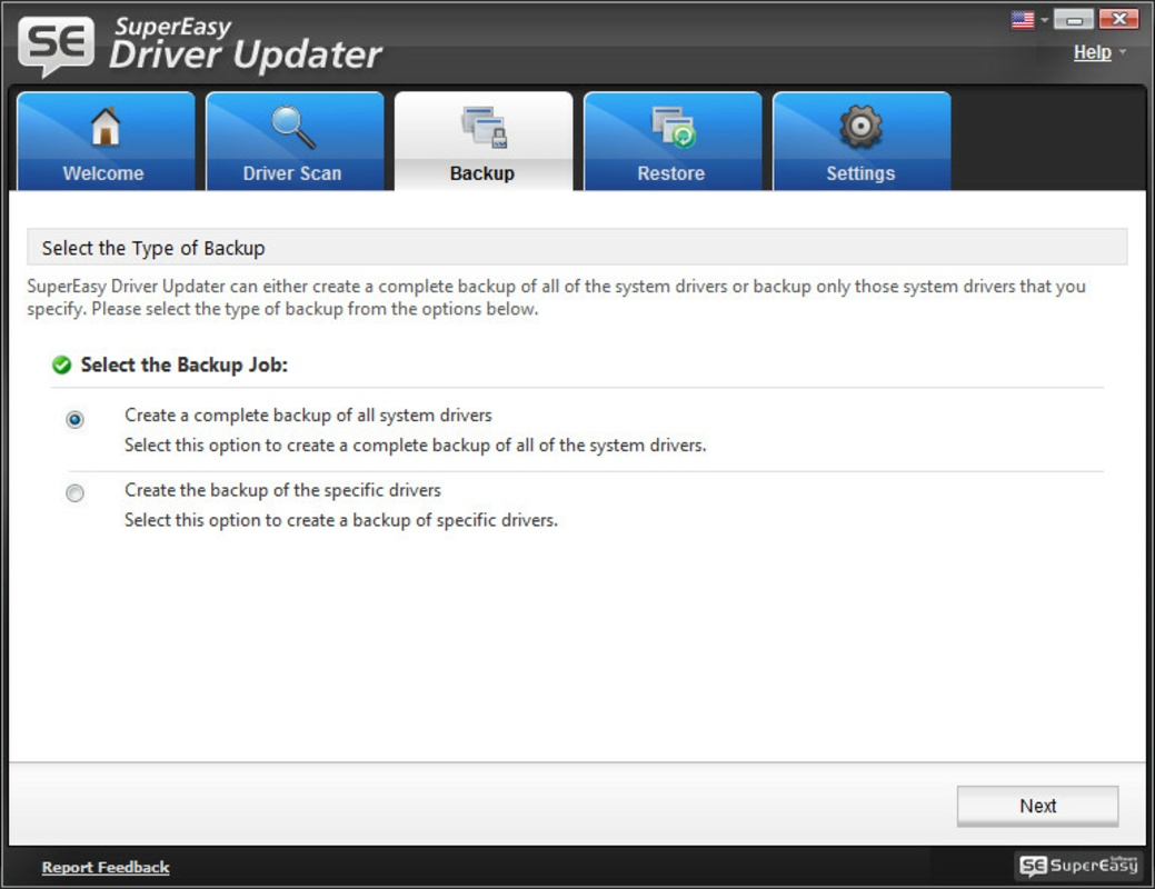 SuperEasy Driver Updater 1.0 feature