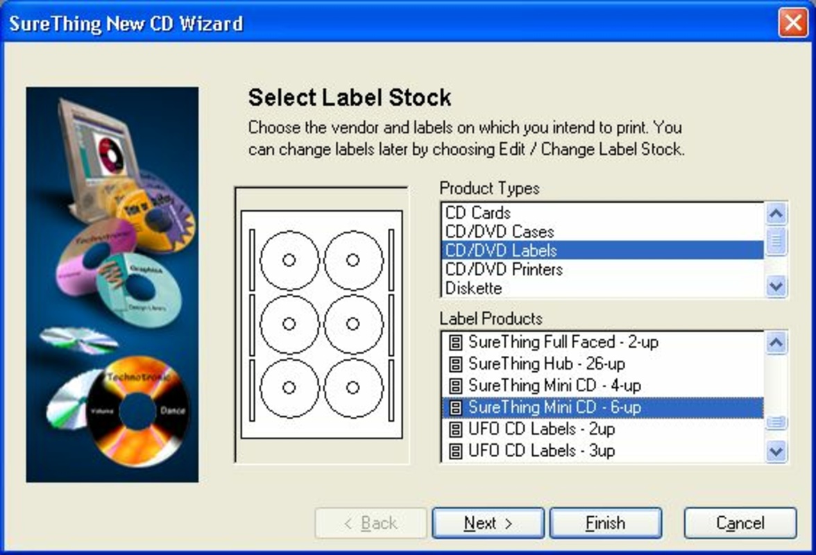 SureThing CD Labeler 6.2.124.0 for Windows Screenshot 1