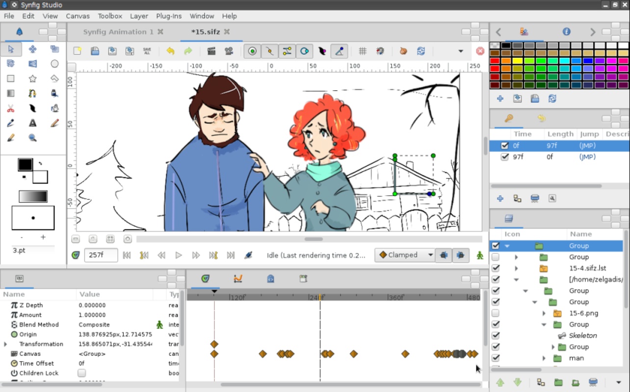 Synfig Studio 1.5.0 feature