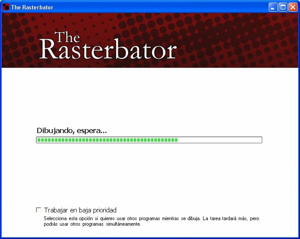 The Rasterbator 1.2 for Windows Screenshot 1