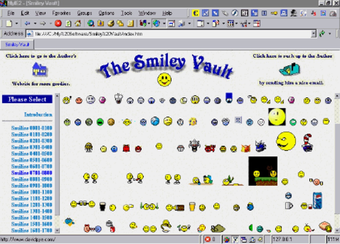 The Smiley Vault 1.0 for Windows Screenshot 1