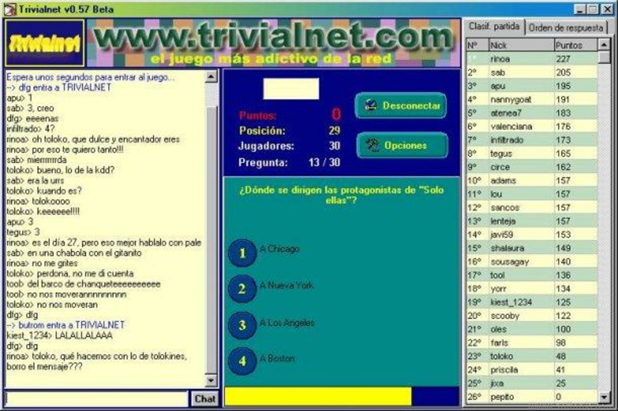 TrivialNet 1.34 for Windows Screenshot 1
