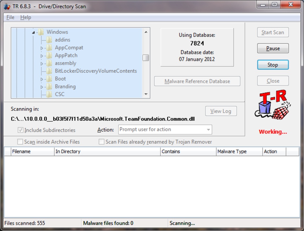 Trojan Remover 6.9.6.2985 feature