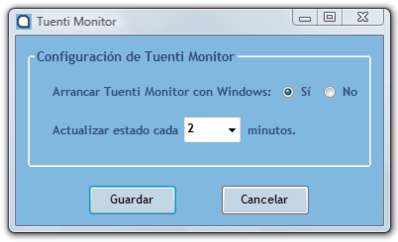 Tuenti Monitor 2.0 for Windows Screenshot 1