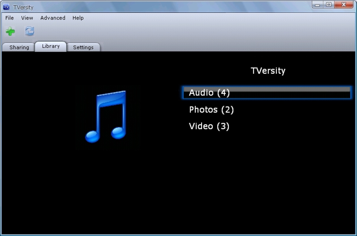 TVersity 3.3 for Windows Screenshot 1