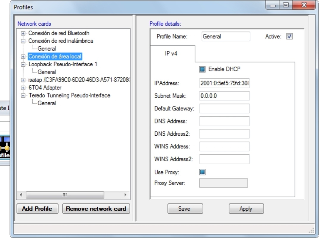 Ultimate IP Changer 1.0 for Windows Screenshot 1