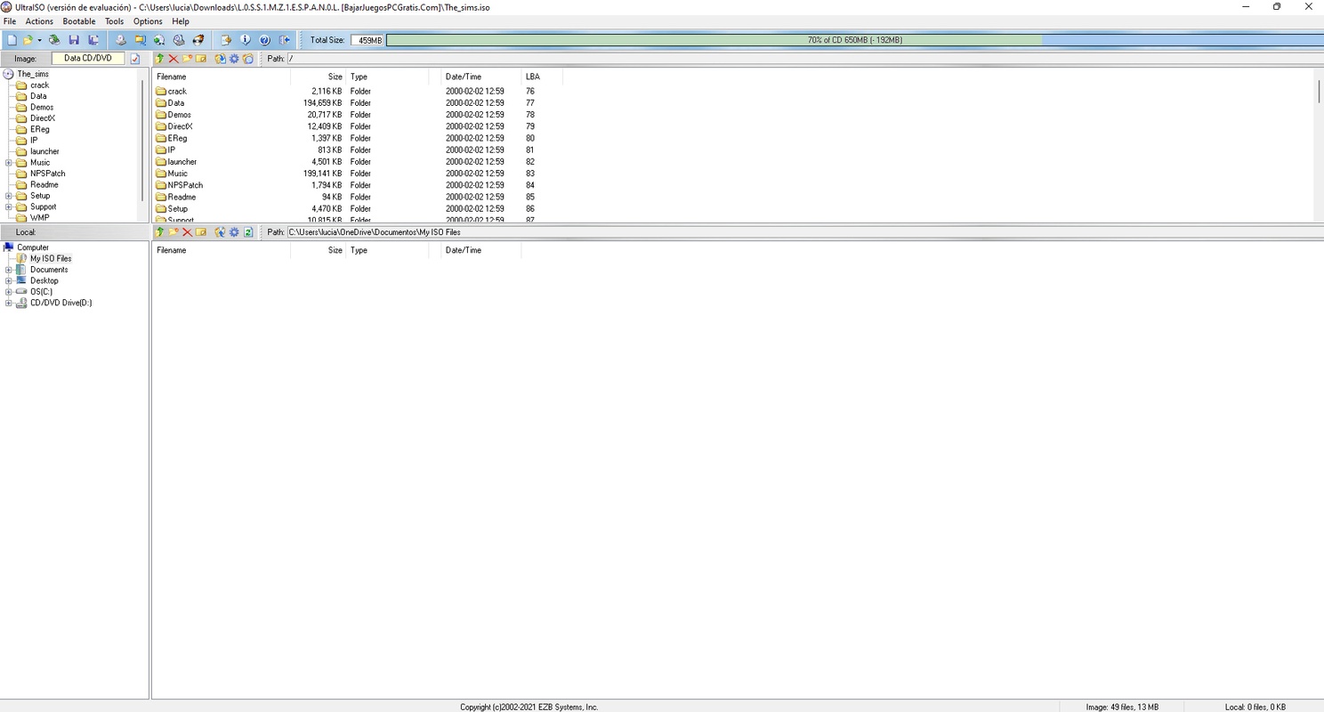 UltraISO 9.7.6.3860 for Windows Screenshot 1