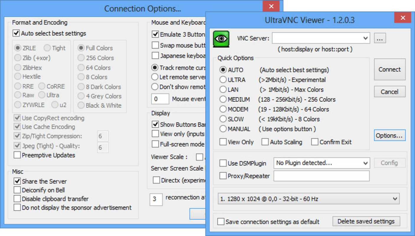 UltraVNC 1.4.3.6 for Windows Screenshot 1
