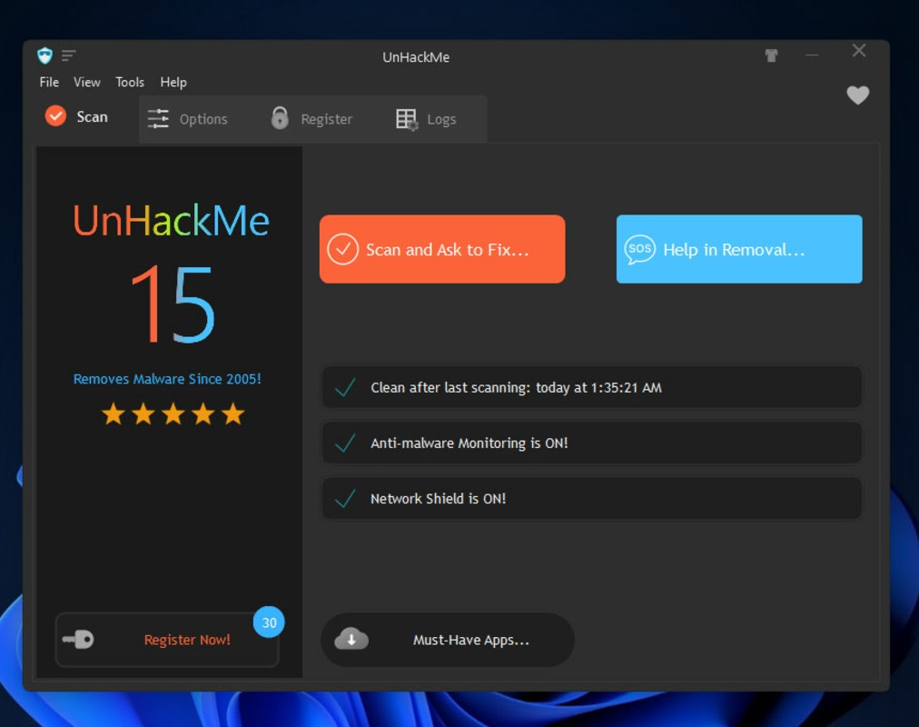 UnHackMe 6.6.6.636 for Windows Screenshot 3
