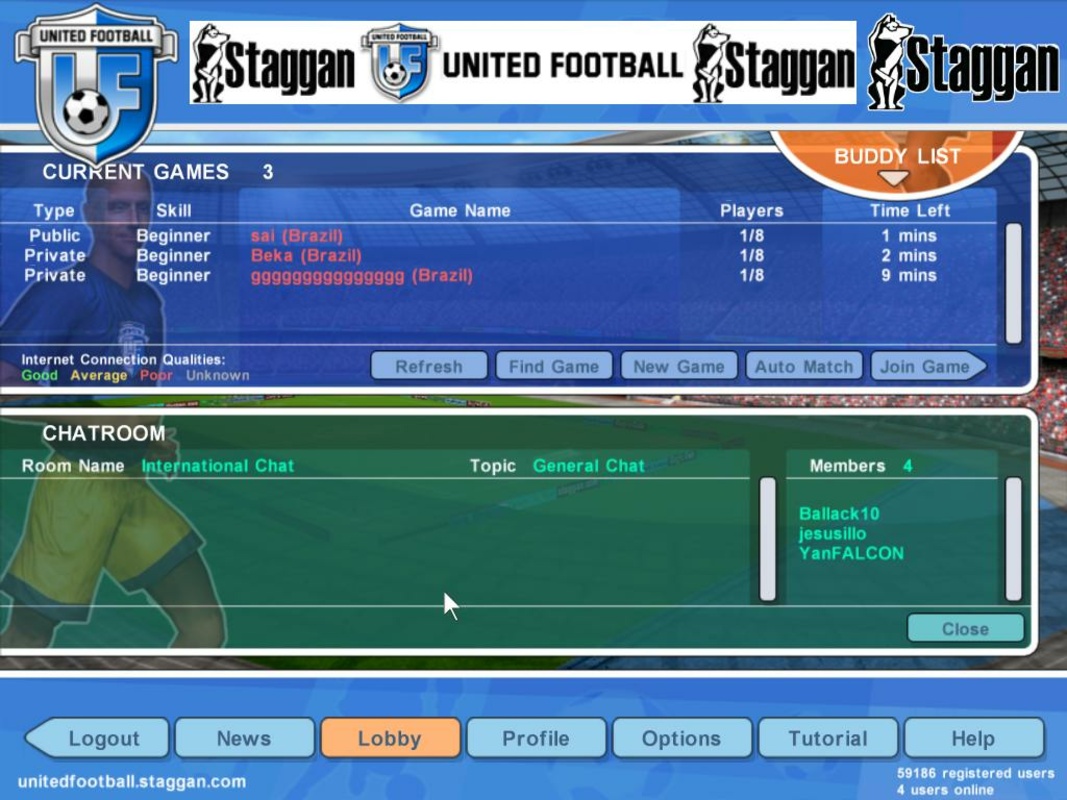 United Football 7.0.6.1 for Windows Screenshot 1