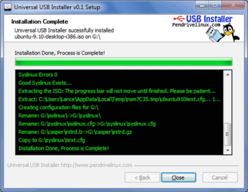 Universal USB Installer 2.0.2.2 for Windows Screenshot 2