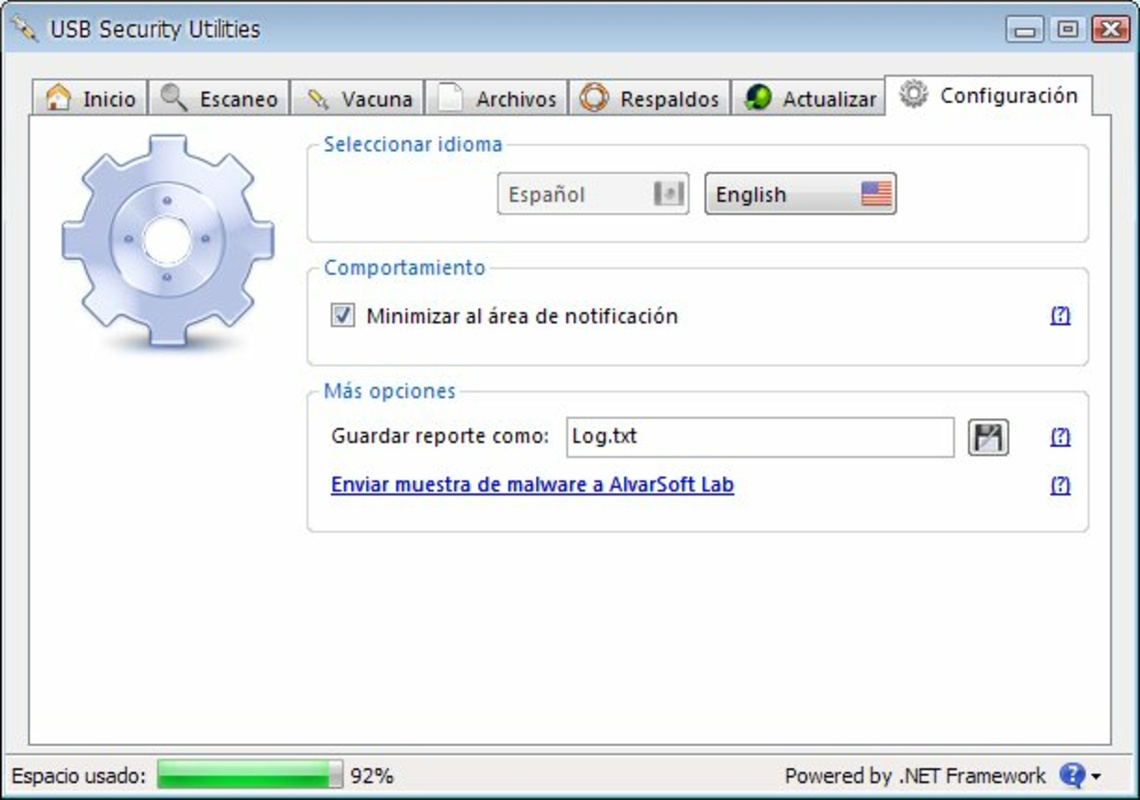 USB Security Utilities 1.0 for Windows Screenshot 1