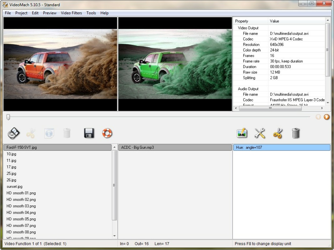 VideoMach 5.15.1 for Windows Screenshot 1