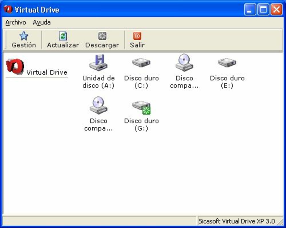 Virtual Drive 3.1.2.8 for Windows Screenshot 1