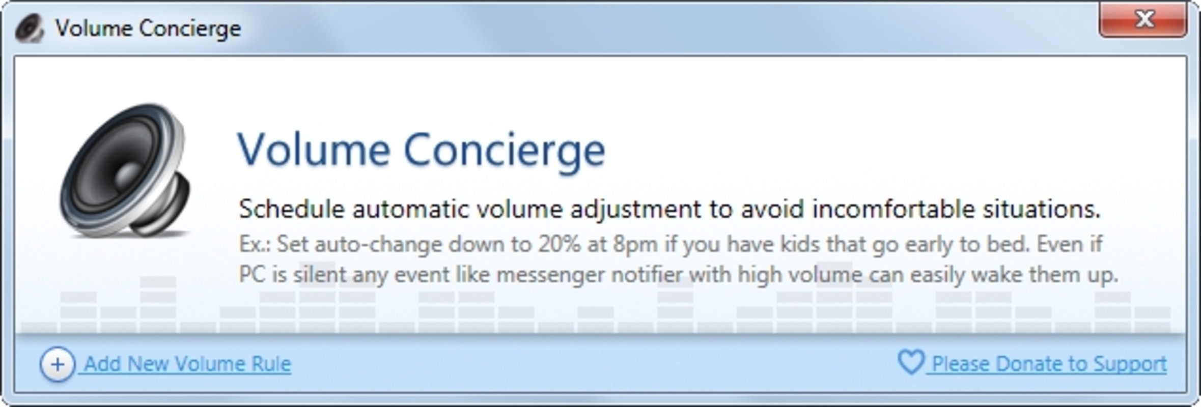 Volume Concierge 1.2.2 for Windows Screenshot 1