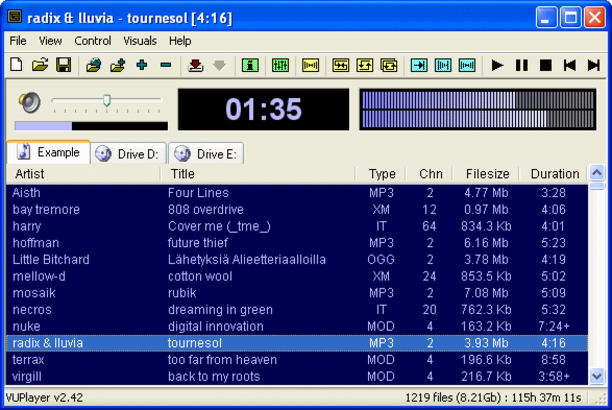 VUPlayer 4.18 for Windows Screenshot 1