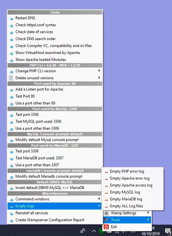 WampServer 3.3.2 for Windows Screenshot 2