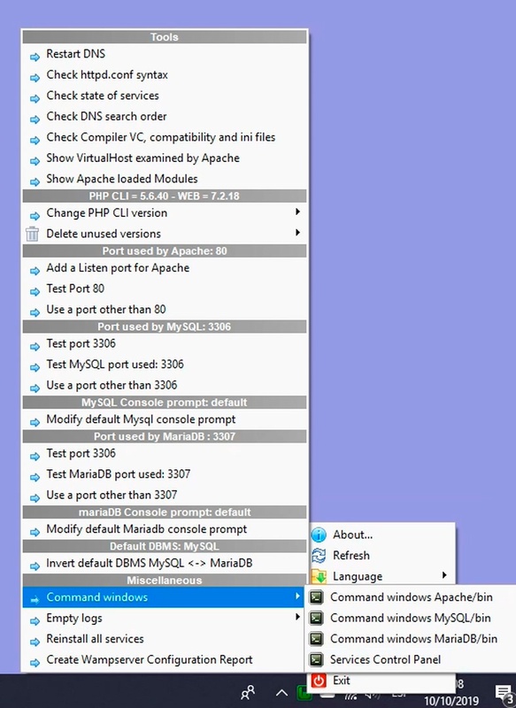 WampServer 3.3.2 for Windows Screenshot 6