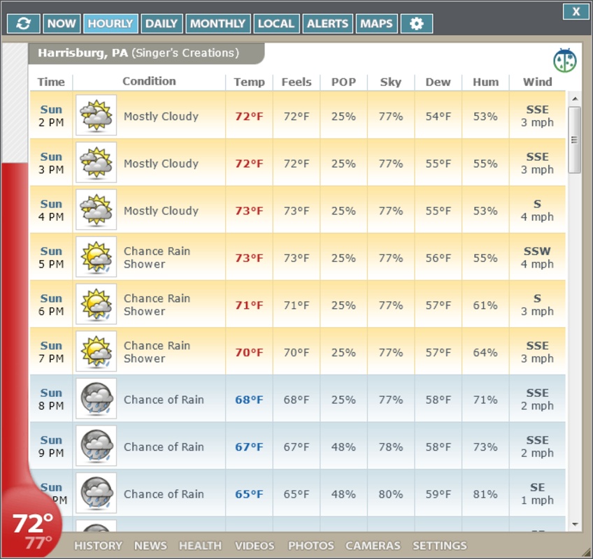 Weather Watcher 7.2.283.0 for Windows Screenshot 12